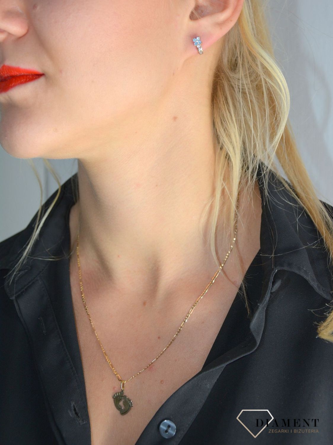 Złoty łańcuszek 585 figaro 2 mm DIA-LAN-1141-585 2mmv.jpg